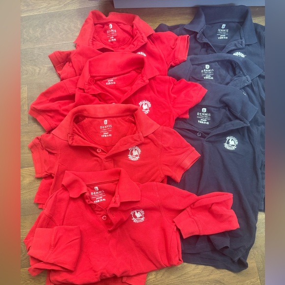 Primrose Schools uniform Sz 5-6 (lot of 7 shirts) - Picture 2 of 4